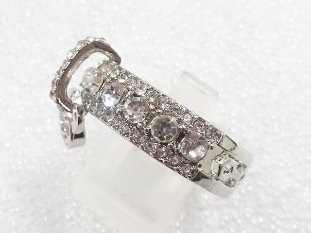 JAPANESE KIMONO / ANTIQUE CRYSTAL RING (SIZE 27)